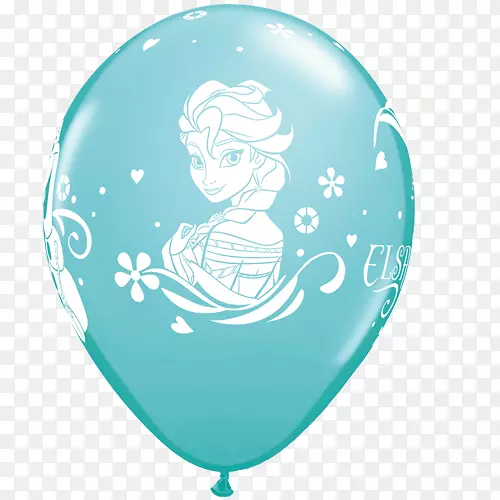 Elsa Anna mylar气球olaf-elsa
