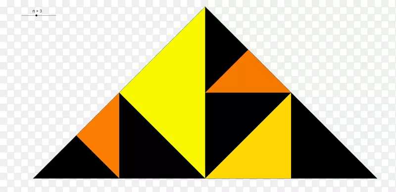 数学艺术黄金比率a làkandinsky三角形-数学