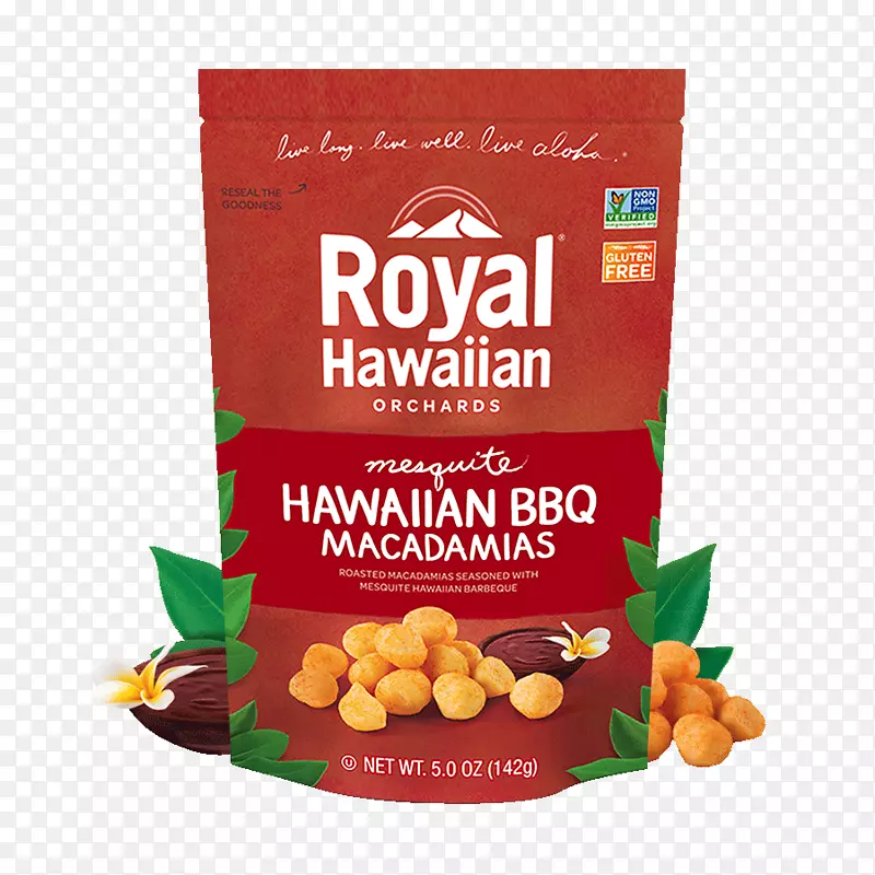 夏威夷Kona咖啡美食，Mauna Loa Macadamia坚果公司早餐谷类食品-澳洲坚果