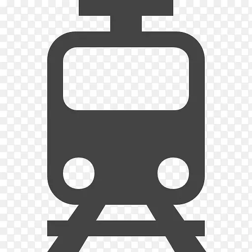 火车轨道运输无轨电车计算机图标快速中转列车