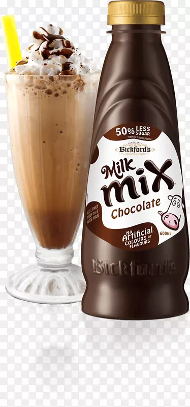 奶昔利口酒咖啡热巧克力奶油-牛奶