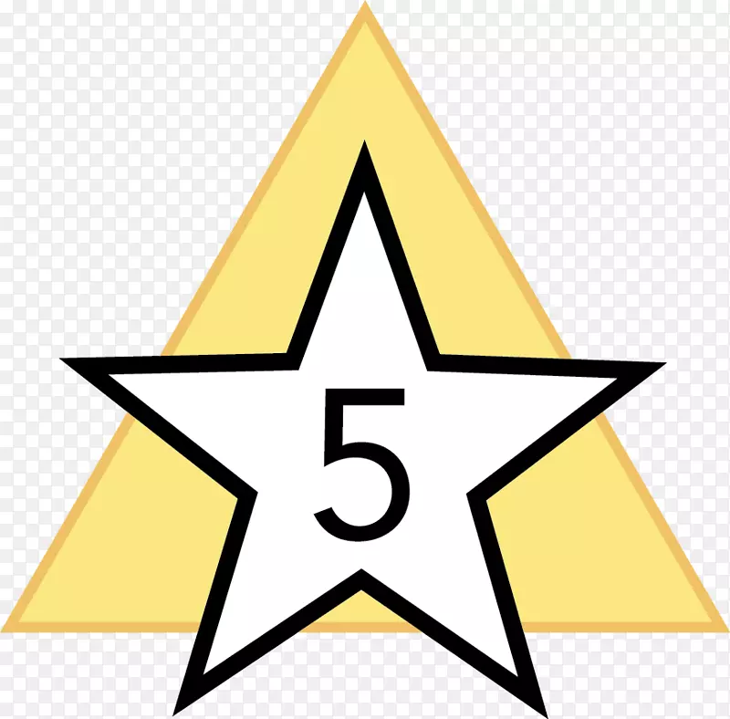 艺术文化中的五点星多边形魔法星詹科三角金
