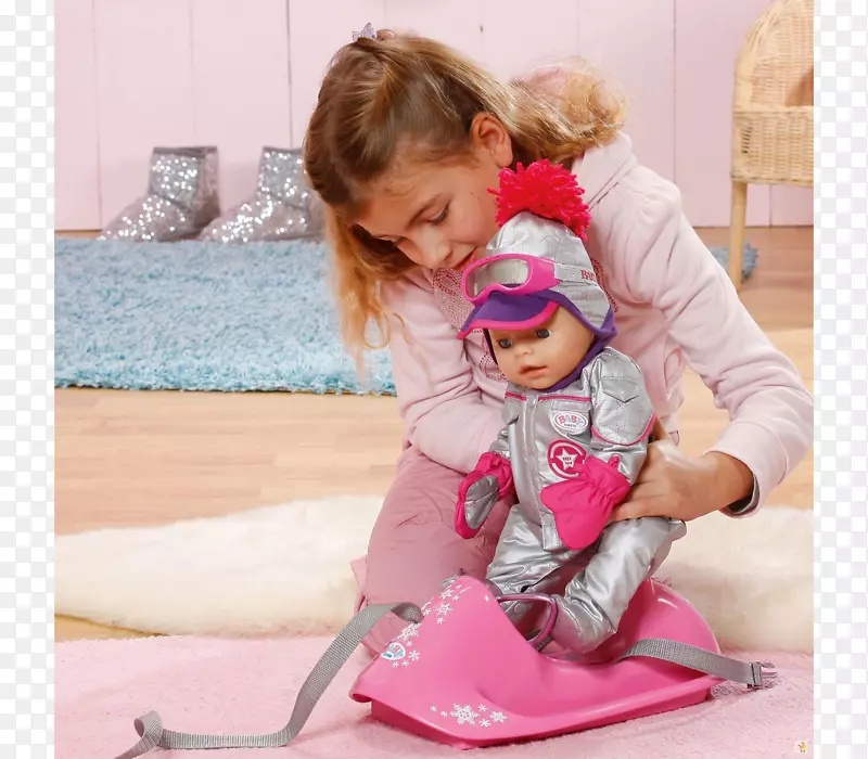 玩具婴儿出生互动婴儿雪橇-玩具