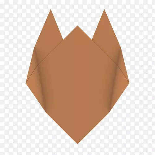 纸制折纸，步骤3，STX，glb.1800。方形折纸犬