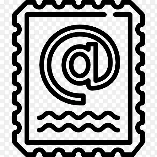 电子邮件邮票关键字研究计算机图标-电子邮件