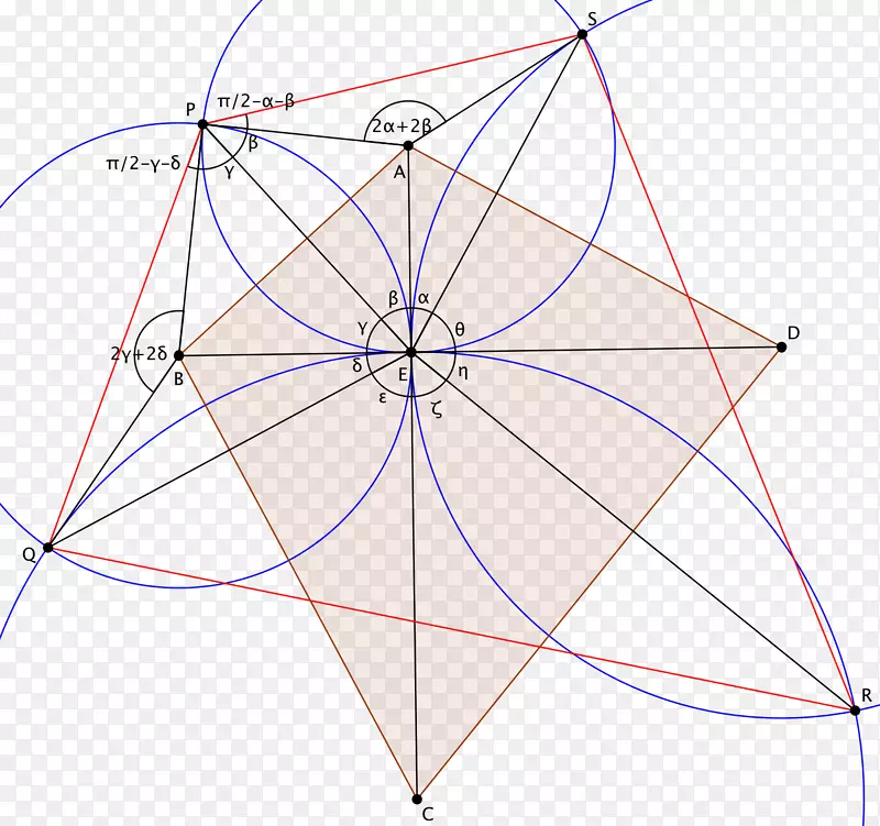三角形点对称图形线几何点