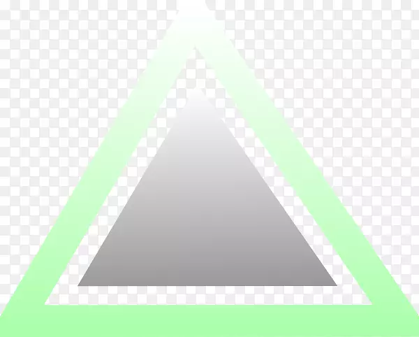 三角形字体-绿色三角形