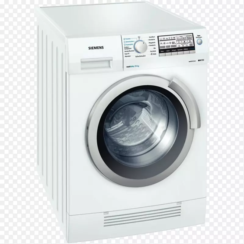 洗衣机、干衣机、西门子iq-700 wmh6y790gb 9公斤洗衣机、家用电器、组合式洗衣机、烘干机、压力机