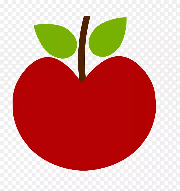 苹果彩色表情贴纸剪贴画-表情符号