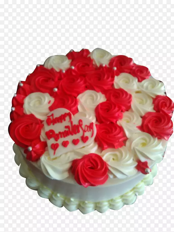 花园玫瑰托果蛋糕红天鹅绒蛋糕