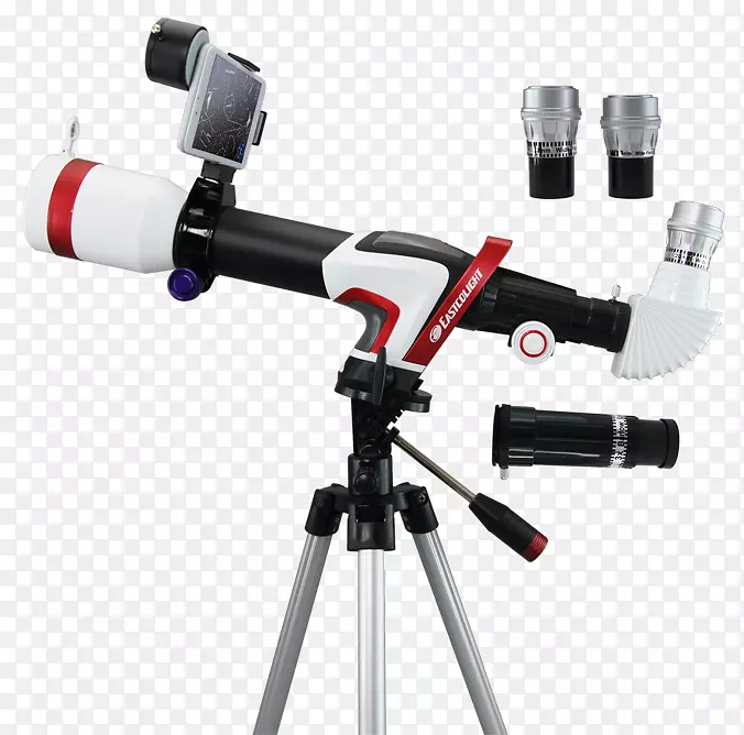 望远镜三脚架包装和标签.液镜望远镜