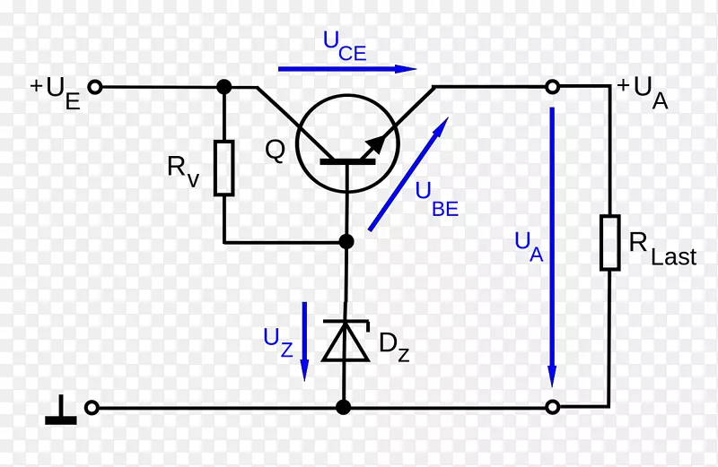电压调节器电路图电子电路原理图