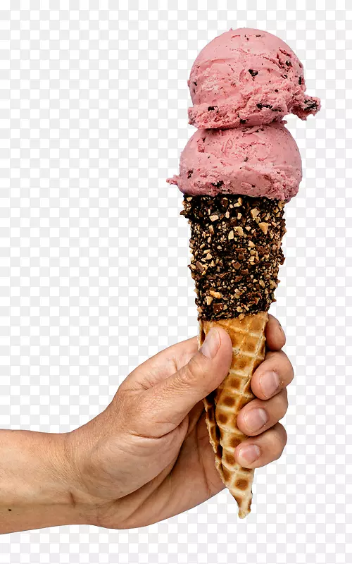 巧克力冰淇淋筒塞巴斯蒂安·乔的冰淇淋咖啡厅-冰淇淋