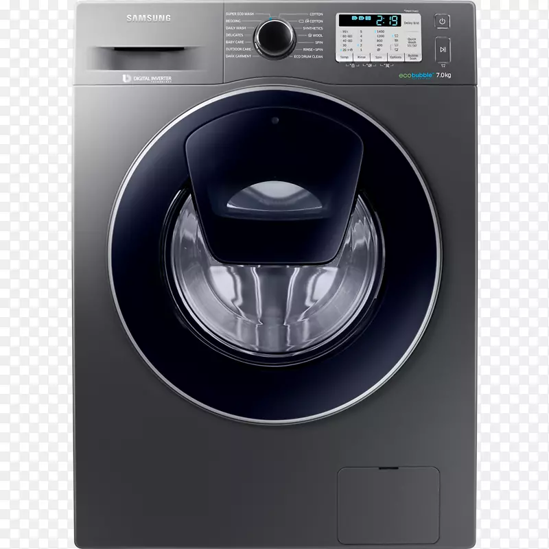 三星ww70k5410三星加洗wf15k6500洗衣机家用电器洗衣机顶部视图