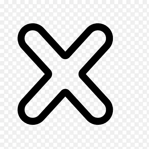 乘法符号x标记计算机图标信息检查标记交叉符号