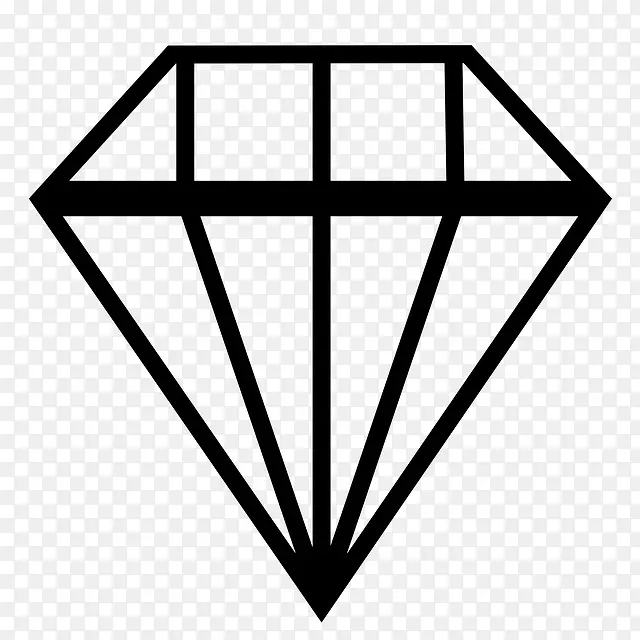 钻石切割宝石轮廓-钻石