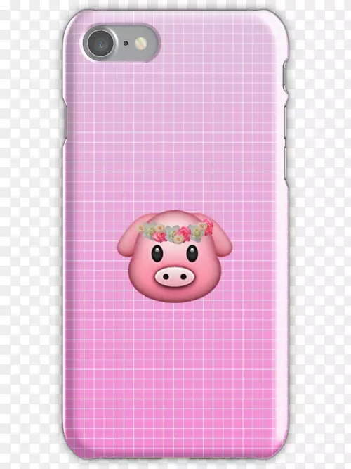 iphone 6苹果iphone 7加上adadas yeezy电话-表情符号猪
