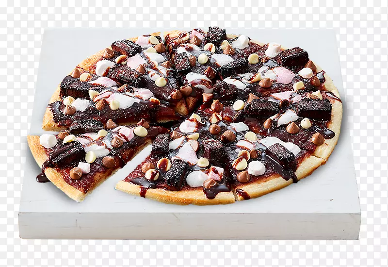 多米诺披萨巧克力甜点软糖披萨
