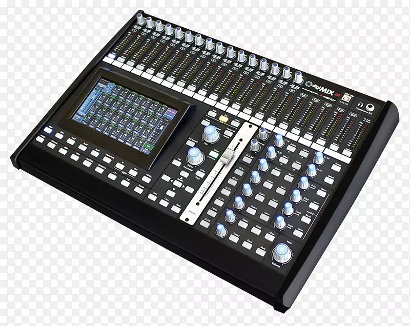 麦克风音频混频器灰质音频数字混合控制台