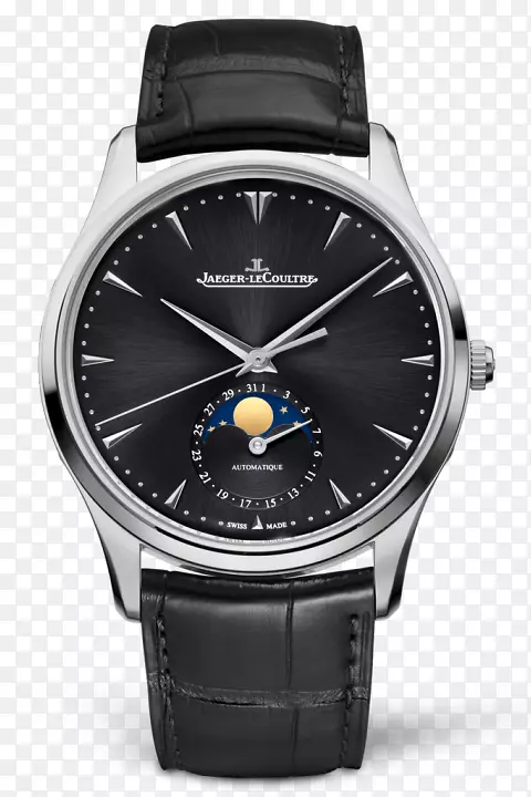 雅格尔-勒科特大师超薄月亮手表电源储备指示器