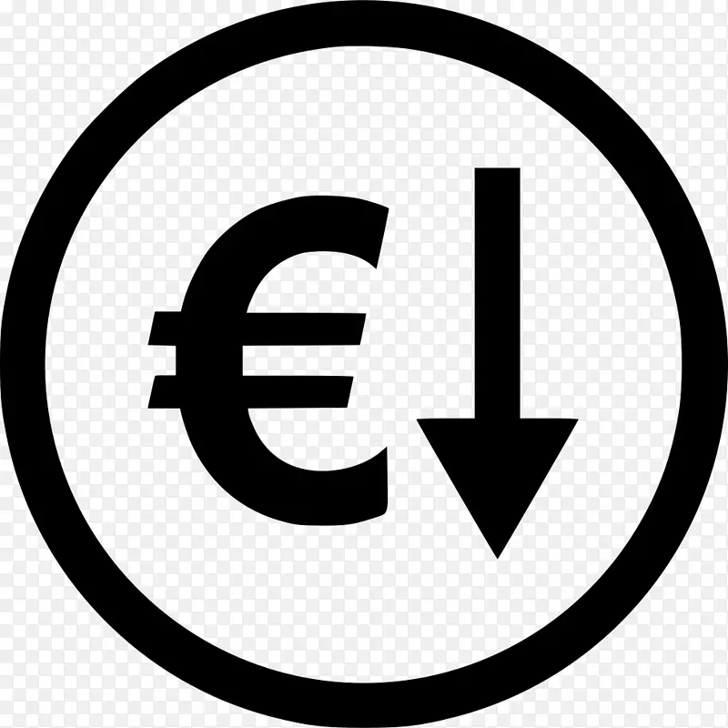 欧元符号计算机图标符号-欧元
