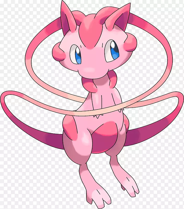 神奇宝贝x和y Pokémon太阳和月亮MewTwo-mew