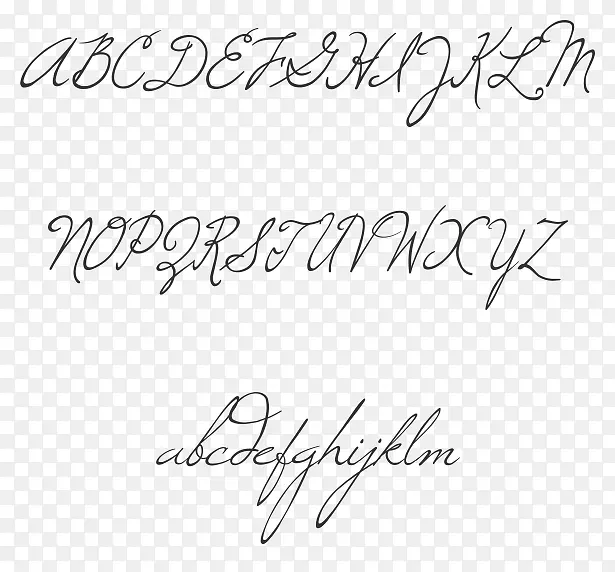 手写计算机字体开源Unicode字体脚本字体设计