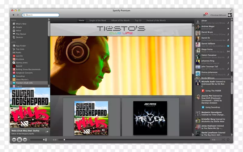 图形软件音乐家Spotify艺术家-Tiesto