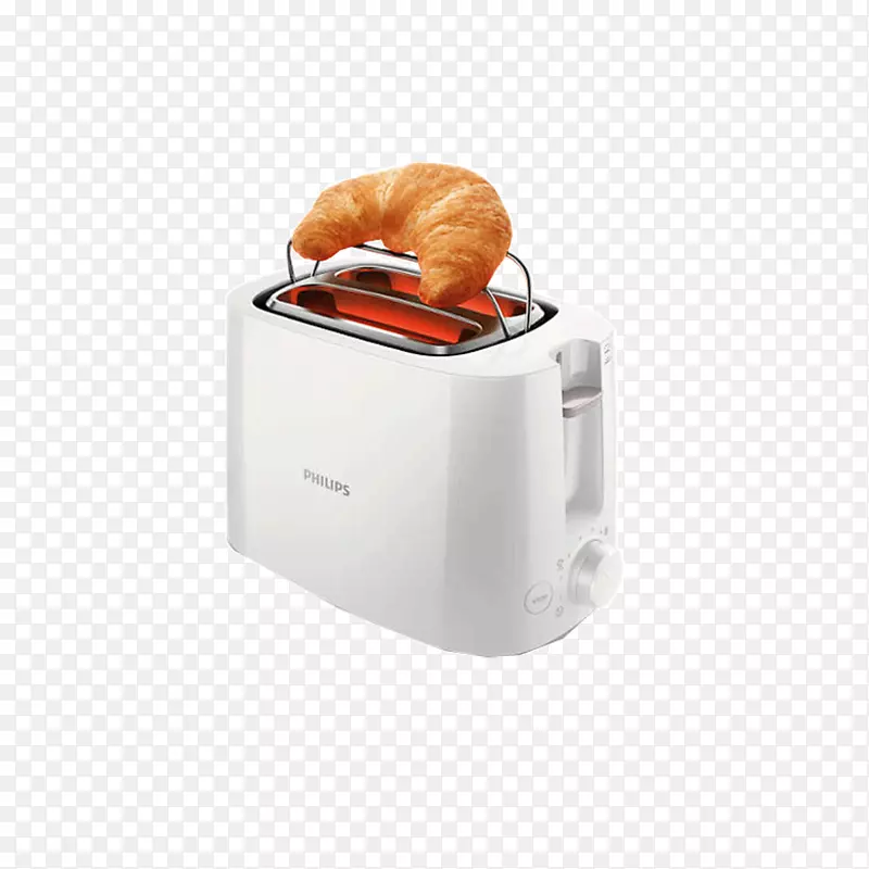 带家用烘焙附件的烤面包机飞利浦hd 2581/90飞利浦2片烤面包机白色家用电器-烤面包机