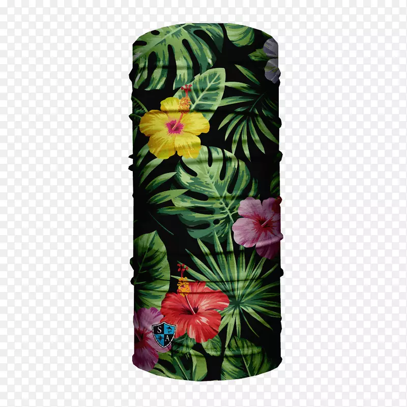 夏威夷面盾面罩-热带花卉