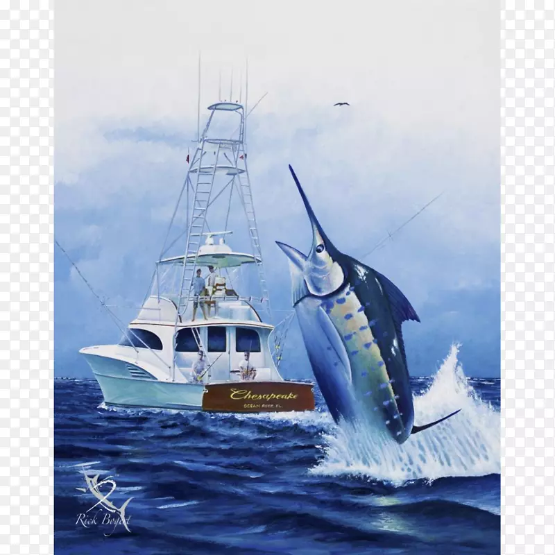 大西洋蓝马林鱼标签捕鱼拖网渔船-理查德博格特有限责任公司