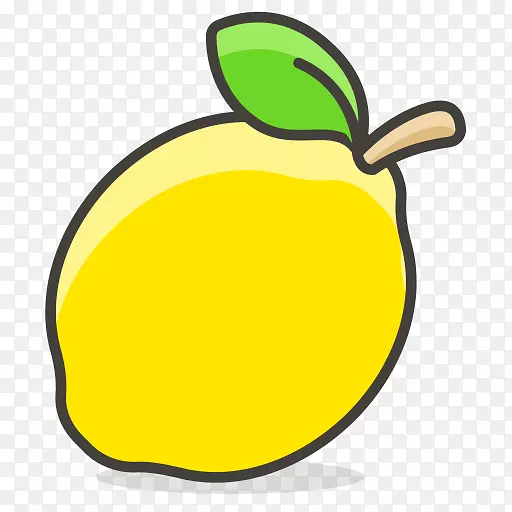 水果柠檬电脑图标食品剪辑艺术柠檬油漆