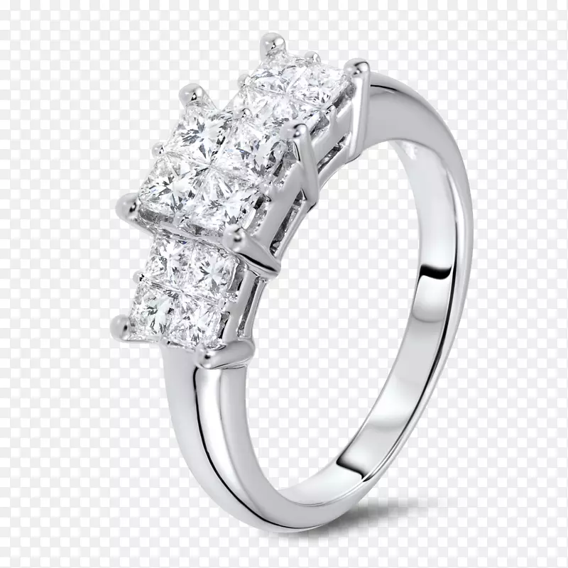 婚戒公主切割订婚戒指钻石切割-公主剪裁