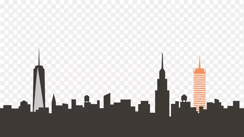 纽约市天际线剪贴画-马尔泰罗塔