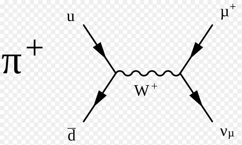 介子弱相互作用介子Feynman图粒子衰变