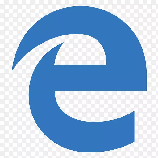 Microsoft EDGE Web浏览器徽标-Microsoft EDGE