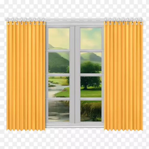 窗帘shōji-窗口