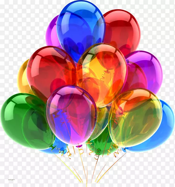 生日气球贺卡及便条摄影派对-生日