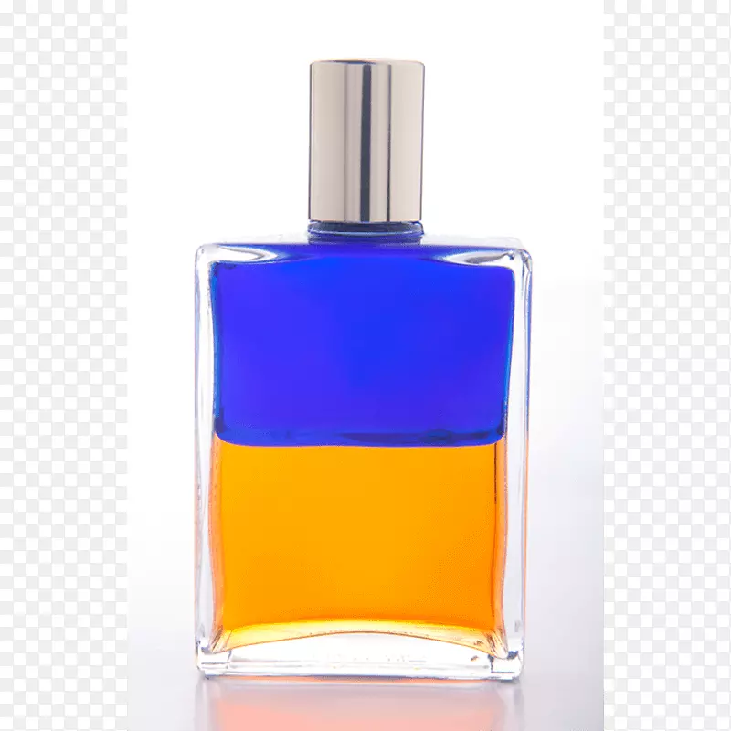 玻璃瓶钴蓝液体香水