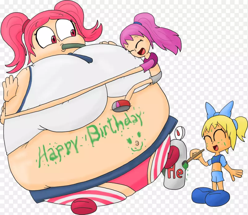气球男孩欺骗身体膨胀生日礼物-气球