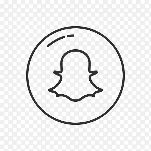 电脑图标标志-Snapchat