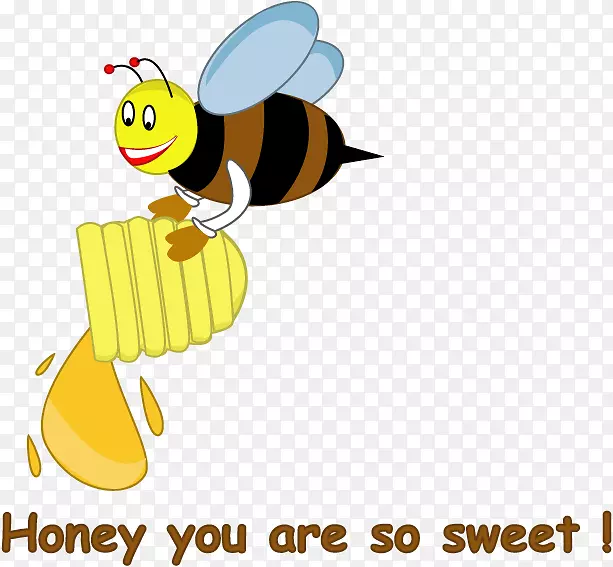 蜜蜂真正的朋友剪贴画-蜜蜂