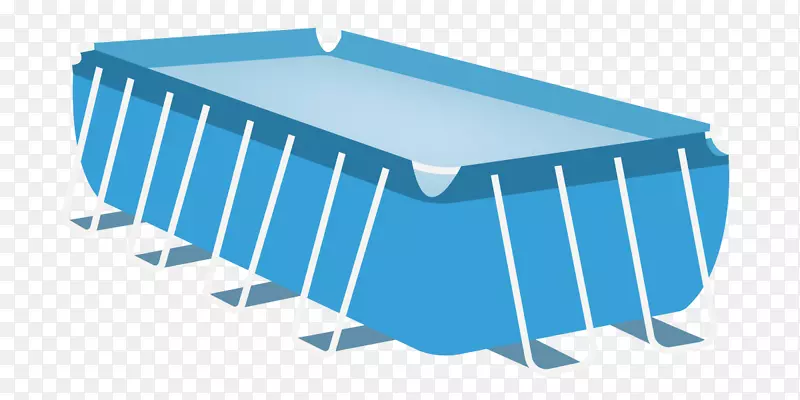 游泳池内圆形金属框架池衬垫桌休闲花边