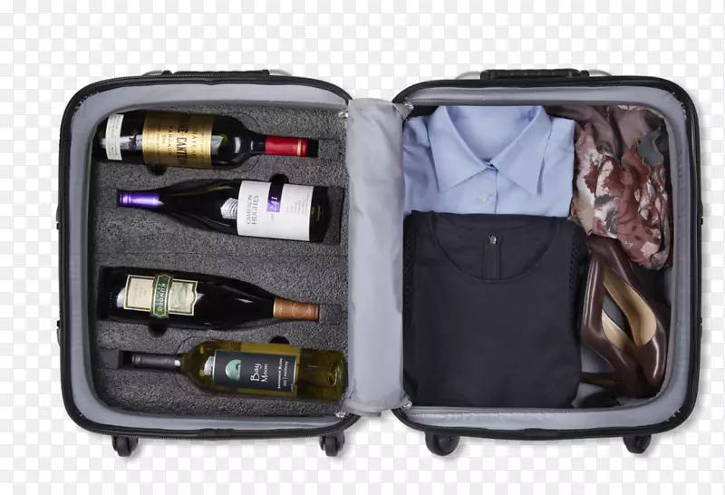 酒瓶附件，手提箱，行李.葡萄酒