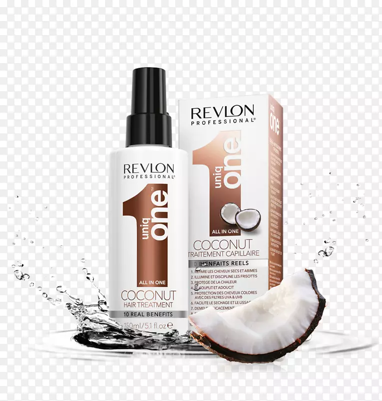 Revlon uniqone，经典的头发治疗，头发护理，uniq，椰子发治疗，uniq，全是一种头发治疗-头发