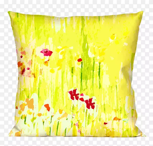 投掷枕头垫纺织品花卉设计-玛丽简