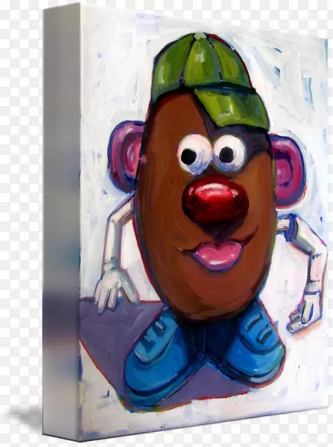绘画视觉艺术小丑-土豆先生