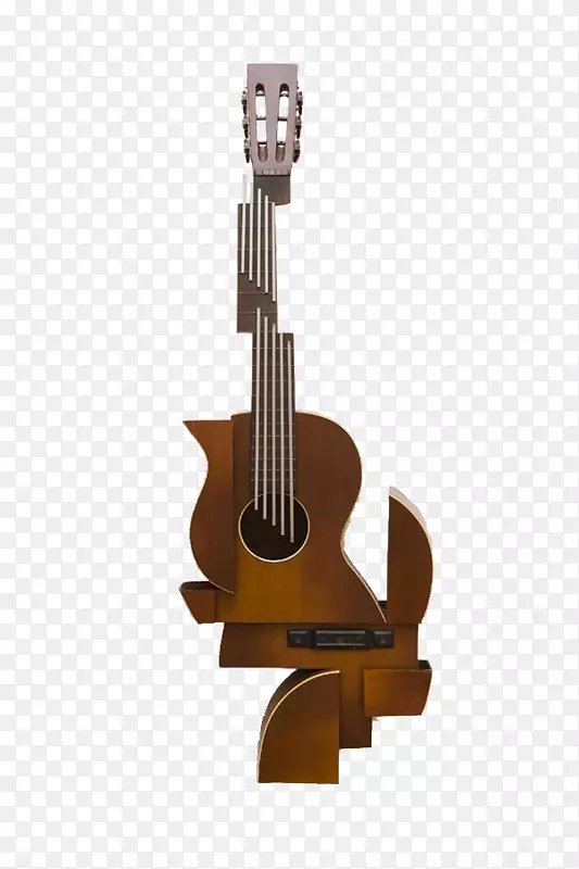 吉他雕塑乐器抽象艺术小提琴吉他