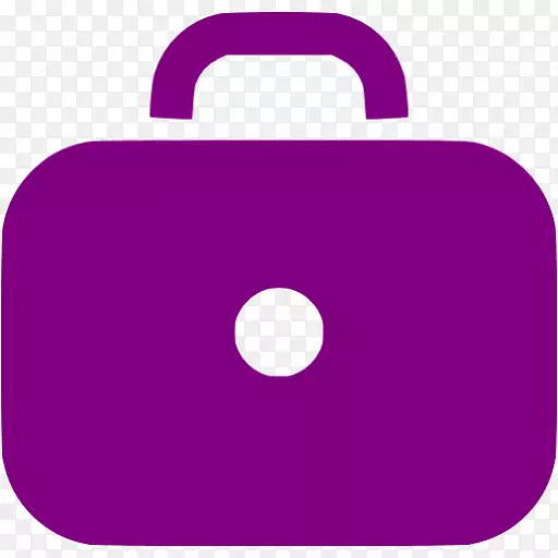 电脑图标公文包剪贴画紫色图标
