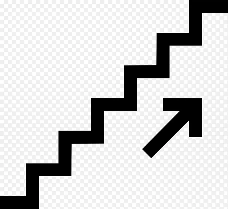 电脑图标楼梯电梯剪辑艺术楼梯